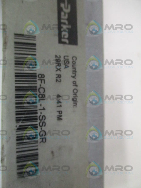 PARKER 8F-C8L-1-SS-GR CHECK VALVE *NEW IN BOX*