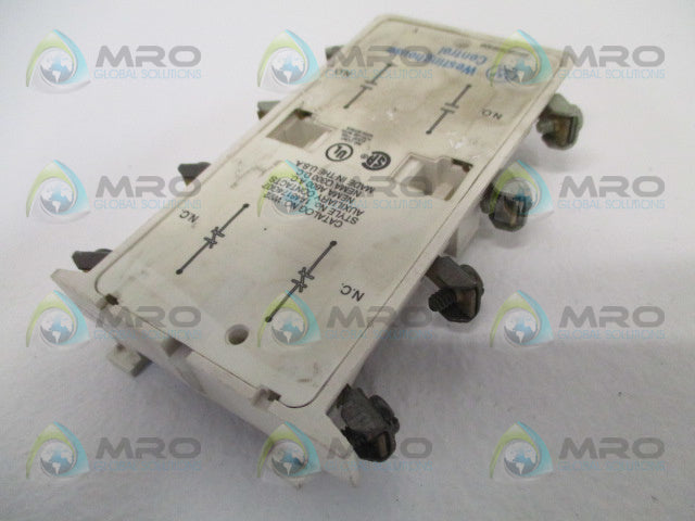 WESTINGHOUSE W22 AUXILIARY CONTACT *USED*