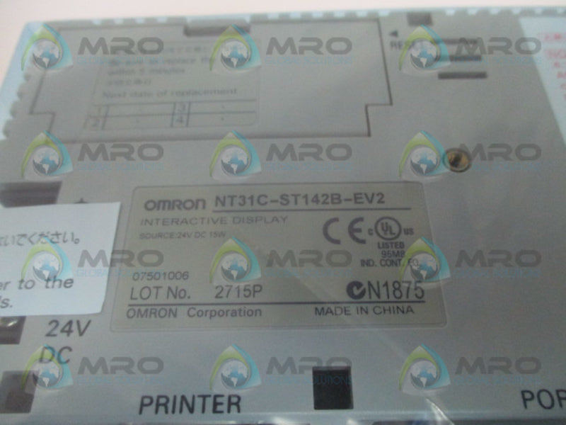 OMRON NT31C-ST142B-EV2 INTERACTIVE DISPLAY INTERFACE *NEW IN BOX*