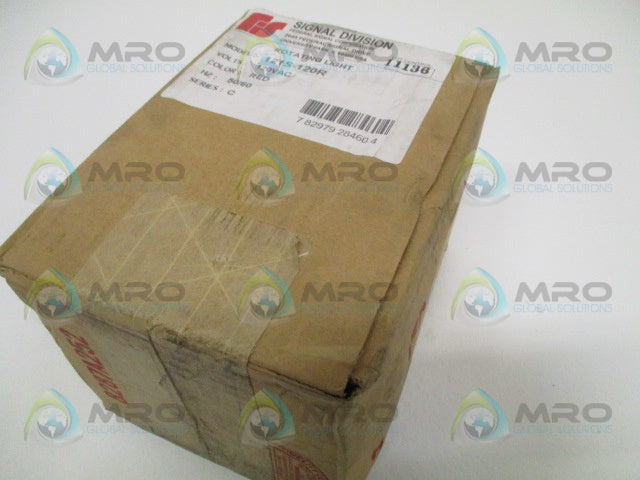 FEDERAL SIGNAL 121S-120R (RED) LIGHT * FACTORY SEALED *
