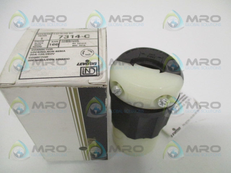 LEVITON 7314-C LOCKING CONNECTOR *NEW IN BOX*
