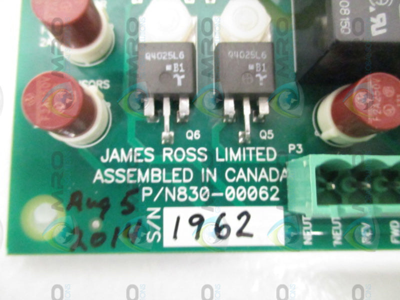 JAMES ROSS 830-00062 OSCILLATOR BOARD ASSEMBLY *NEW NO BOX*