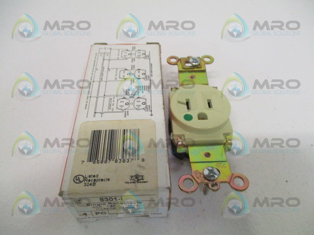 PASS & SEYMOUR 8301-I SINGLE RECEPTACLE *NEW IN BOX*