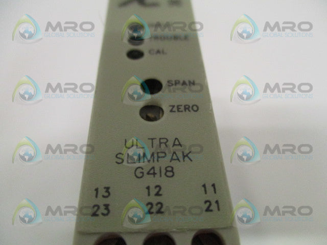 ACTION INSTRUMENTS ULTRA SLIMPAK G418-0000 CONFIGURABLE ISOLATOR *NEW NO BOX*