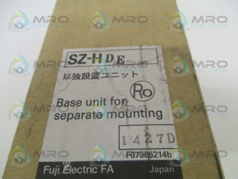 FUJI ELECTRIC SZ-HDE SEPARATE MOUNTING BASE UNIT *NEW IN BOX*