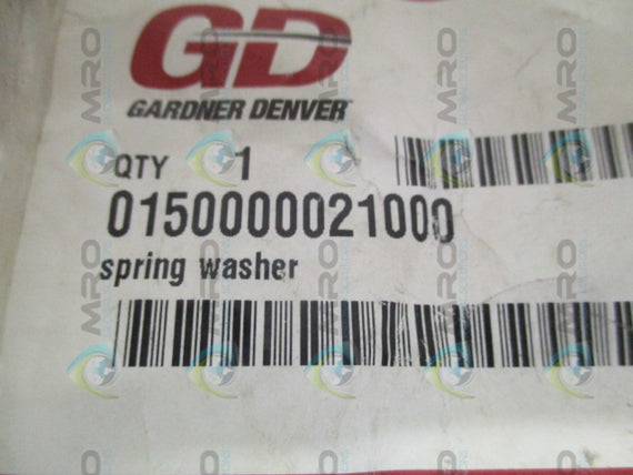 GARDNER DENVER 0150000021000 SPRING WASHER * NEW IN FACTORY BAG *