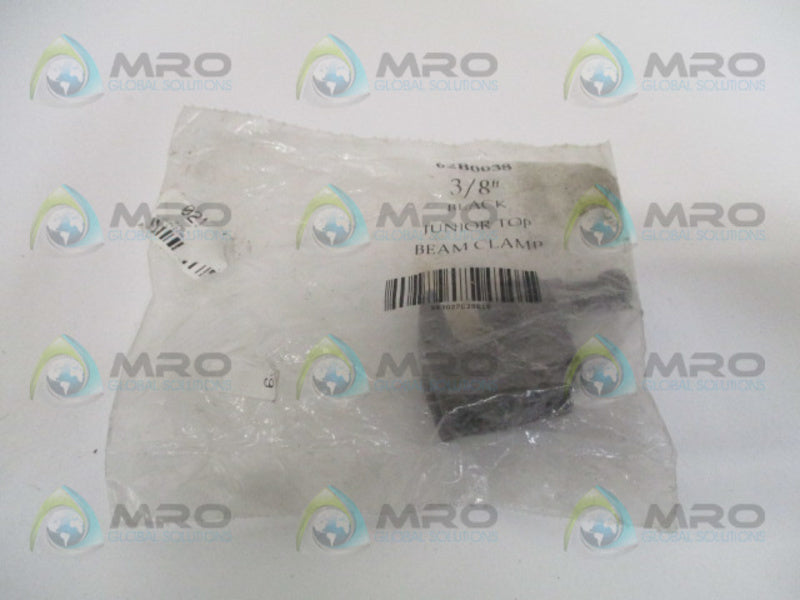 EMPIRE 62B0038 BLACK JUNIOR TOP BEAM CLAMP 3/8" * NEW IN FACTORY BAG *