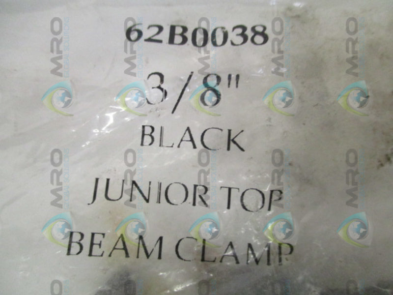 EMPIRE 62B0038 BLACK JUNIOR TOP BEAM CLAMP 3/8" * NEW IN FACTORY BAG *