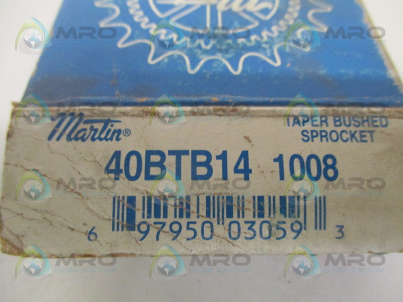 MARTIN 40BTB14 TAPER BUSHED SPROCKET 1008 NSMP
