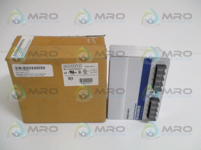 RHINO PSB24-480-3 INDUSTRIAL POWER SUPPLY *NEW IN BOX*
