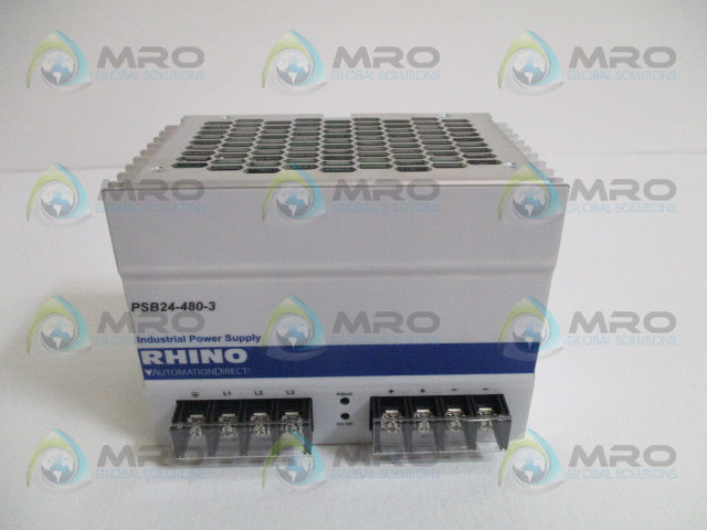 RHINO PSB24-480-3 INDUSTRIAL POWER SUPPLY *NEW IN BOX*