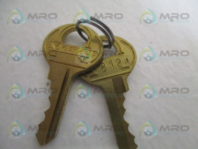 MASTER LOCK 7KA KEY: P812 LOCK *NEW IN BOX*