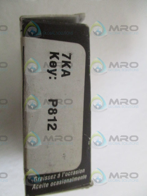 MASTER LOCK 7KA KEY: P812 LOCK *NEW IN BOX*