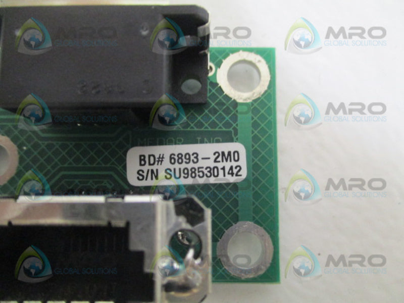 MEDAR 6890-2 6893-2M0 BOARD ASSEMBLY NSNP