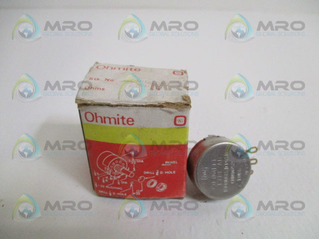 OHMITE CMU1052 RV4NAYSD105B POTENTIOMETER 1 MEG OHMS *NEW IN BOX*