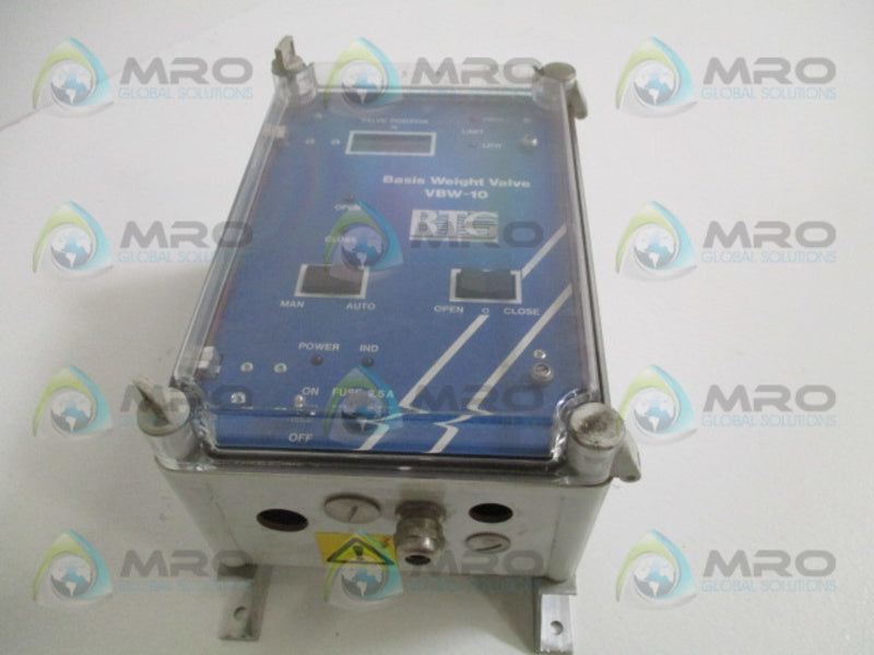 BTG VBW10B BASIS WEIGHT VALVE * USED *