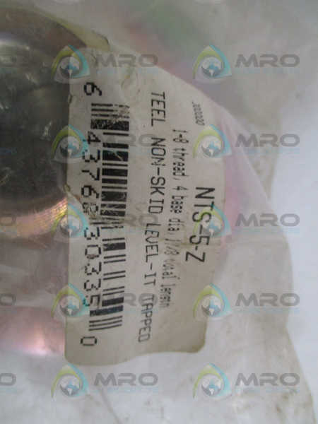 INDUSTRIAL MRO NTS-5-Z TEEL NON-SKID LEVEL-IT TAPPED *NEW IN FACTORY BAG*