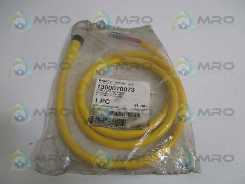DANIEL WOODHEAD 42802 207000A01F060 CORDSET * NEW IN FACTORY BAG *