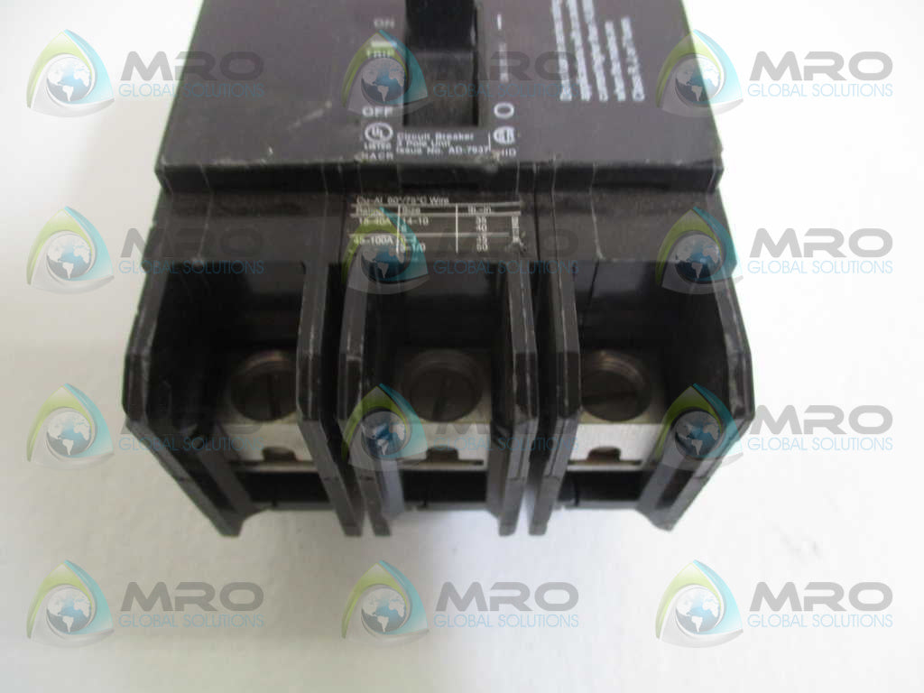 SIEMENS BQD335BP CIRCUIT BREAKER 35A *USED*