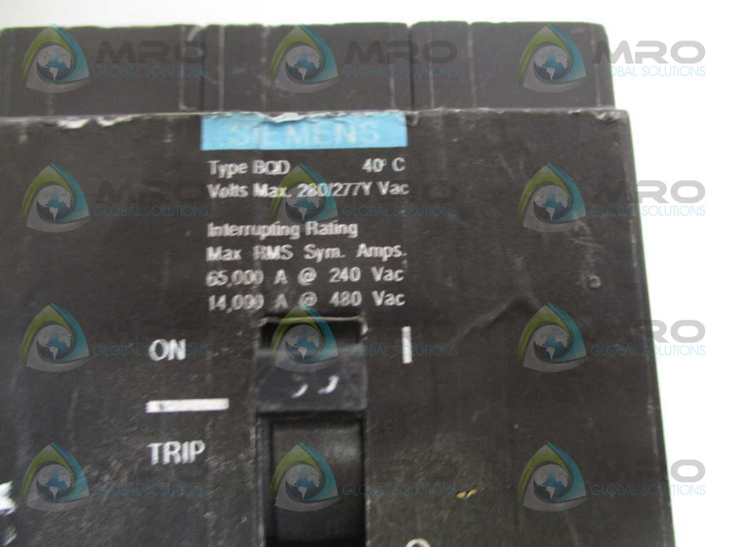SIEMENS BQD330 CIRCUIT BREAKER 30A *USED*