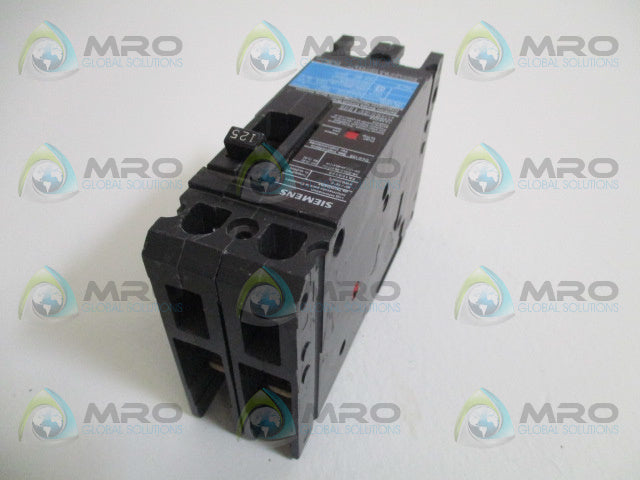 SIEMENS ED42B125 CIRCUIT BREAKER 125A *USED*