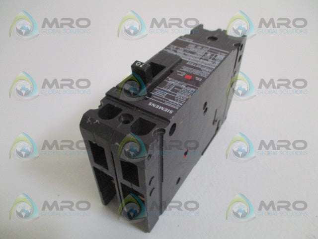 SIEMENS HHED62B070 CIRCUIT BREAKER 70A *USED*