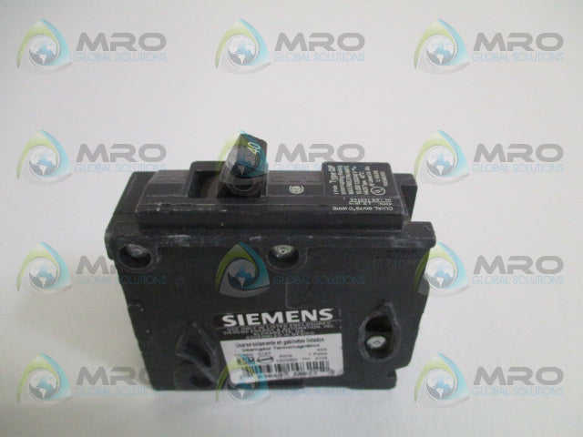 SIEMENS Q140 CIRCUIT BREAKER 40A *USED*