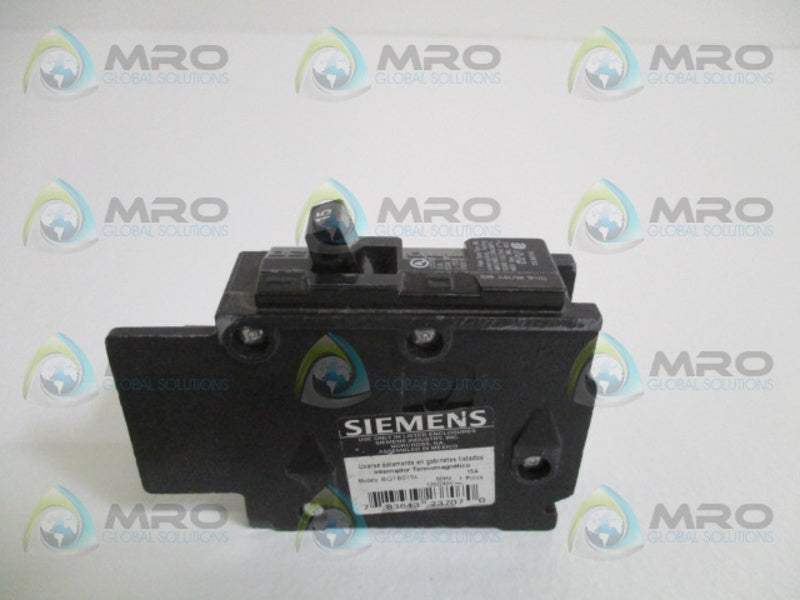 SIEMENS BQ1B015L CIRCUIT BREAKER 15A *NEW NO BOX*