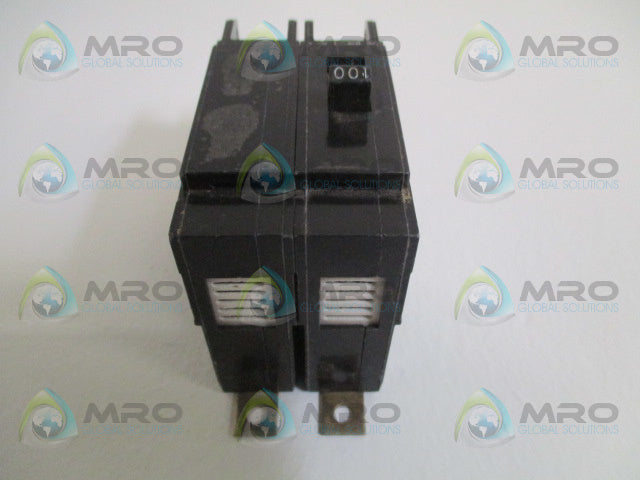 SIEMENS BQD2100 CIRCUIT BREAKER 100A (AS PICTURED) *USED*