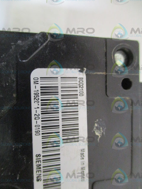 SIEMENS BQD2100 CIRCUIT BREAKER 100A (AS PICTURED) *USED*