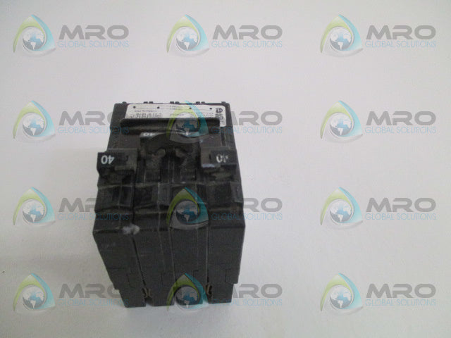 SIEMENS Q24040CT2NC CIRCUIT BREAKER 40-40A *NEW NO BOX*