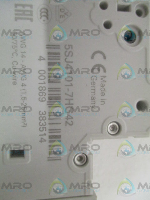 SIEMENS 5SJ4101-7HG42 CIRCUIT BREAKER 1A *NEW NO BOX*