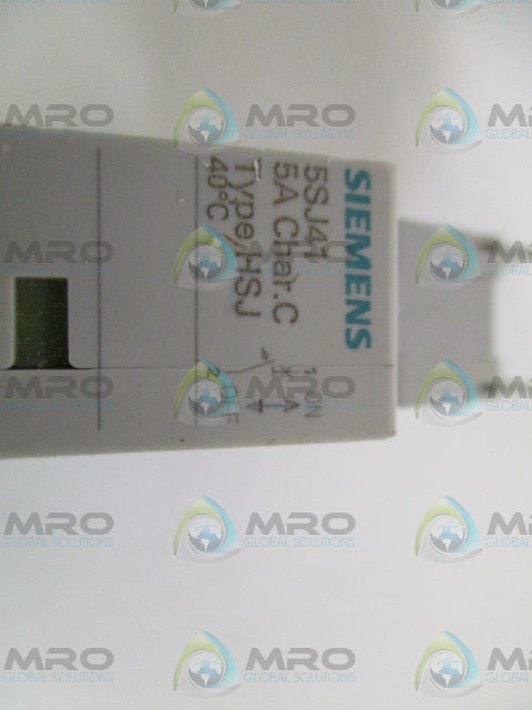 SIEMENS 5SJ4111-7HG41 CIRCUIT BREAKER 5A *USED*