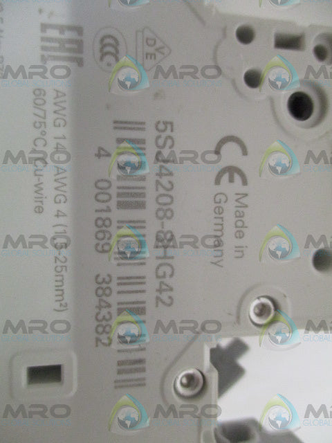 SIEMENS 5SJ4208-8HG42 CIRCUIT BREAKER 8A *NEW NO BOX*