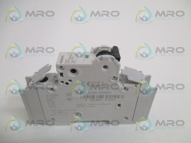 SIEMENS 5SJ4105-7HG41 CIRCUIT BREAKER 0.5A *NEW NO BOX*