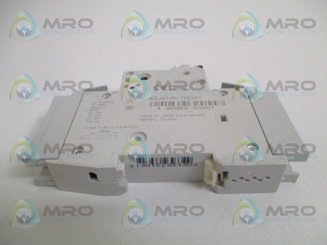 SIEMENS 5SJ4105-7HG41 CIRCUIT BREAKER 0.5A *NEW NO BOX*