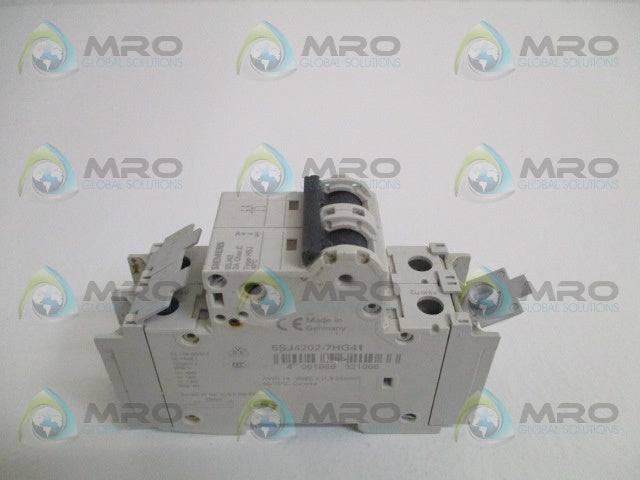 SIEMENS 5SJ4202-7HG41 CIRCUIT BREAKER 2A *USED*