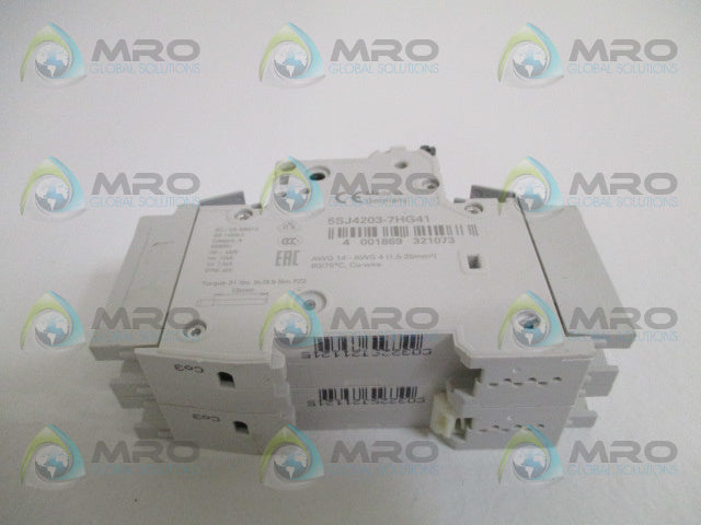 SIEMENS 5SJ4203-7HG41 CIRCUIT BREAKER 3A *NEW NO BOX*