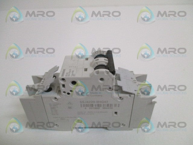 SIEMENS 5SJ4220-8HG42 CIRCUIT BREAKER 20A *NEW NO BOX*