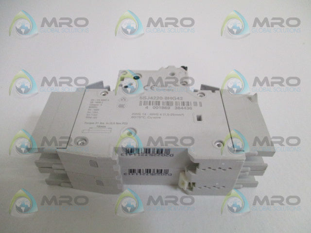 SIEMENS 5SJ4220-8HG42 CIRCUIT BREAKER 20A *NEW NO BOX*
