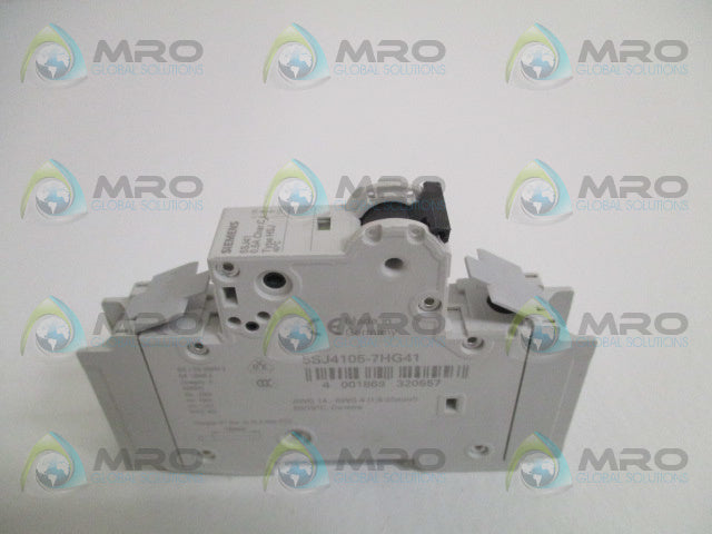 SIEMENS 5SJ4105-7HG41 CIRCUIT BREAKER 0.5A *USED*