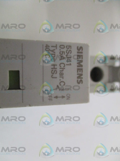 SIEMENS 5SJ4105-7HG41 CIRCUIT BREAKER 0.5A *USED*