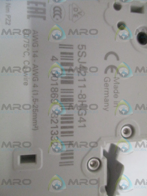 SIEMENS 5SJ4211-8HG41 CIRCUIT BREAKER 5A *NEW NO BOX*