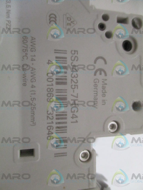 SIEMENS 5SJ4325-7HG41 CIRCUIT BREAKER 25A *NEW NO BOX*