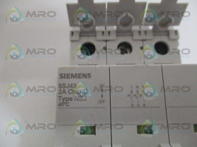 SIEMENS 5SJ4302-7HG42 CIRCUIT BREAKER 2A *NEW NO BOX*