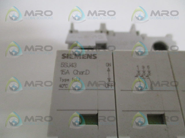 SIEMENS 5SJ4318-8HG41 CIRCUIT BREAKER 15A *NEW NO BOX*