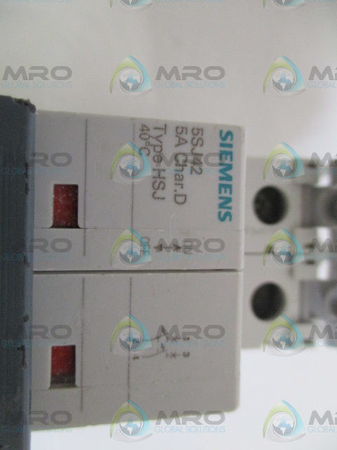 SIEMENS 5SJ4211-8HG41 CIRCUIT BREAKER 5A *USED*