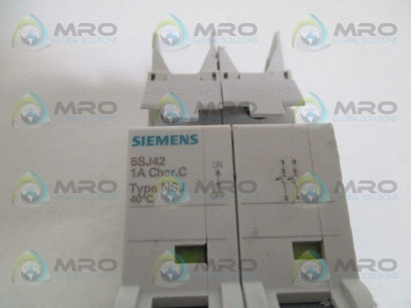 SIEMENS 5SJ4201-7HG42 CIRCUIT BREAKER 1A *USED*