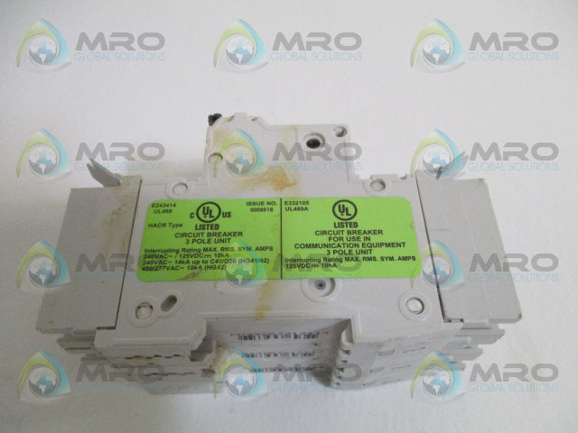 SIEMENS 5SJ4303-7HG42 CIRCUIT BREAKER 3A (AS PICTURED) *NEW NO BOX*
