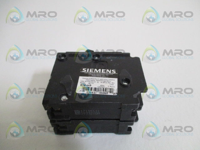 SIEMENS Q2110 CIRCUIT BREAKER 110A *NEW NO BOX*